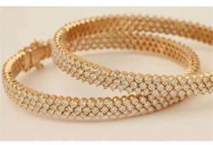Designer Diamond Gold Bracelet
