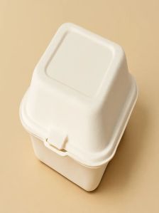 White Clamshell Box