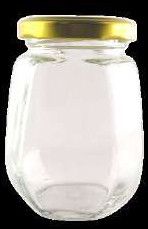 100 Ml Octagonal Glass Jar