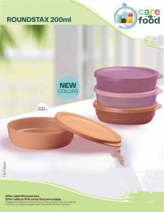 200ml Tupperware Plastic Roundstax Bowl