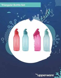 750ml Tupperware Triangular Fliptop Bottle