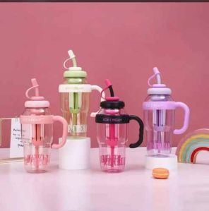 Plastic Ice Cream Sipper Bottle