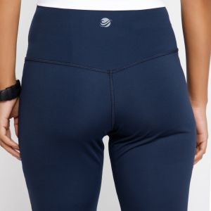 Riyu Womens Polyester Blue Fashionable High Rise Waistband Flare Pant