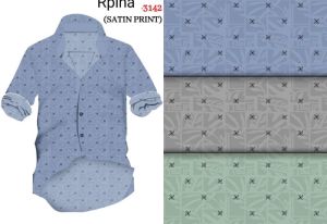 100% Cotton 60*60 Satin Shirting Fabric 7