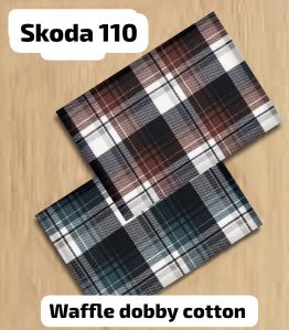 Waffle Dobby Cotton Shirting Fabric