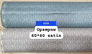60s High Quality Satin Shirting Fabric with Salvage