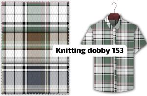 Knitting Dobby Shirting Fabric