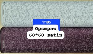 60s High Quality Satin Shirting Fabric with Salvage