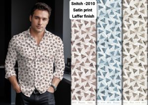 Printed Satin Shirting Fabric