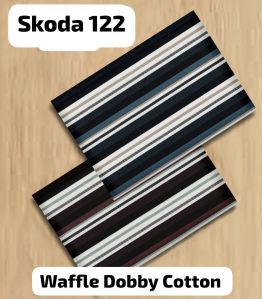 Waffle Dobby Cotton Shirting Fabric