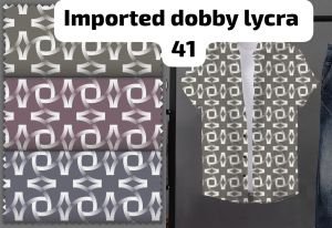 Imported Dobby Lycra Shirting Fabric
