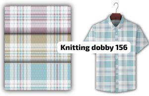 Knitting Dobby Shirting Fabric