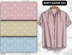 536 Cotton Satin Shirting Fabrics