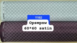 60s High Quality Satin Shirting Fabric with Salvage