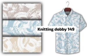 Knitting Dobby Shirting Fabric