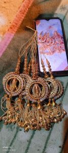 Premium Handcrafted Golden Crystal Latkan