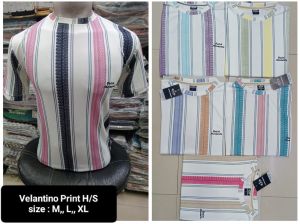 Mens Round Neck Printed T Shirt