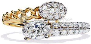 14K Gold Dual Radiance Diamond Ring