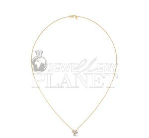 14K Gold Multi Cut Diamond Cluster Pendant