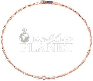 18K Gold Interlocked Diamond Bracelet