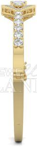 14K Gold Trinity Diamond Bracelet