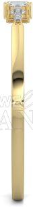 14K Gold Diamond Lock Bangle Bracelet