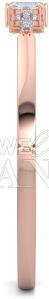 18K Gold Diamond Lock Bangle Bracelet