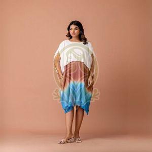 Sand and Sea Cotton Kaftan Dress