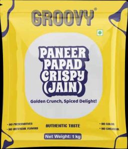 Groovy Jain Crispy Paneer Papad