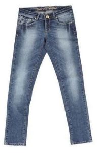 Mens Faded Denim Jeans