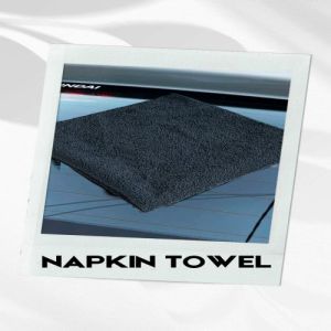 Charcoal Grey Napkin Towel