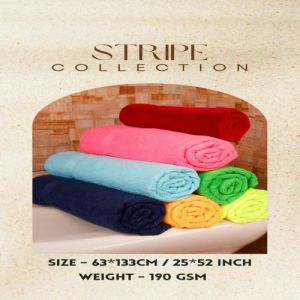 Pastel Stripe Cabana Beach Towel