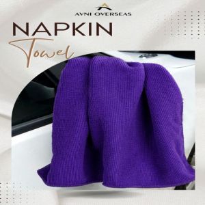 Plush Purple Napkin Towel
