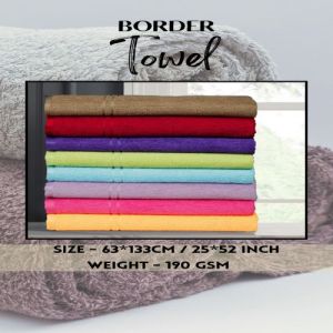 Soft & Absorbent Border Towel