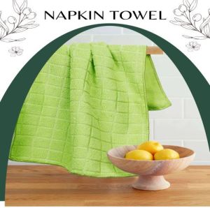 Textured Lime Green All-Purpose Napkin Towel
