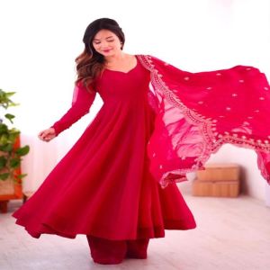 Embroidered Anarkali Suits