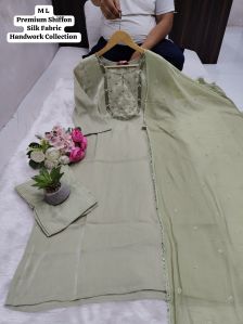 Premium Chiffon Silk Suit