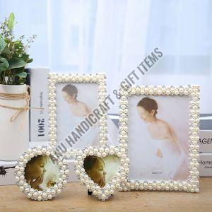 Wooden Pearl Mirror Frame