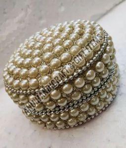 Metal Pearl Jewllery Box