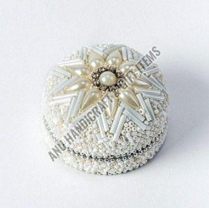 Metal Pearl Jewllery Box