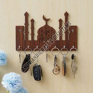 Wooden Wall Mounted Key Holder