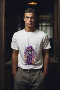 Haunted Hustler Round Neck T Shirt