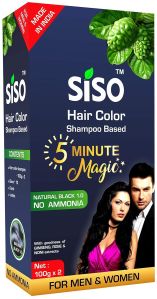 Siso 5 Minute Magic Permanent Hair Color Shampoo
