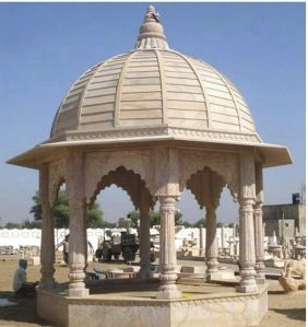 10x10x20 Feet Sandstone Gazebo