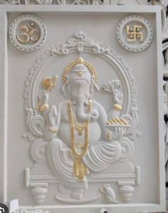 2x2.2x75mm Ganesha Sandstone Wall Panel