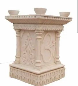 2x2x3 Feet Sandstone Tulsi Flower POT