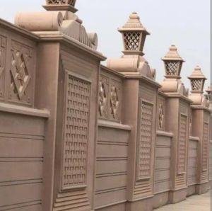 96 Inch Sandstone Boundary Wall