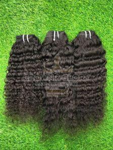 Machine Weft Curly Hair