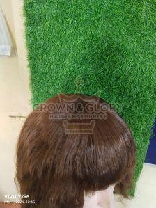 Women Brown Short Hair Wig