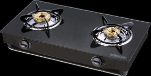 2 Burner Yashika Glass Cook Top Gas Stove